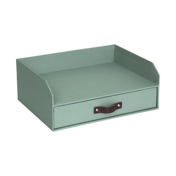 Žalios spalvos iš kartono biuro organizatorius į stalčių/dokumentams Walter Canvas Paper Laminate – Bigso