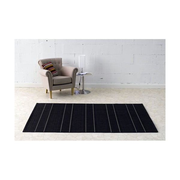 Juodos spalvos kilimas Hanse Home Sunshine, 80 x 200 cm-image-1