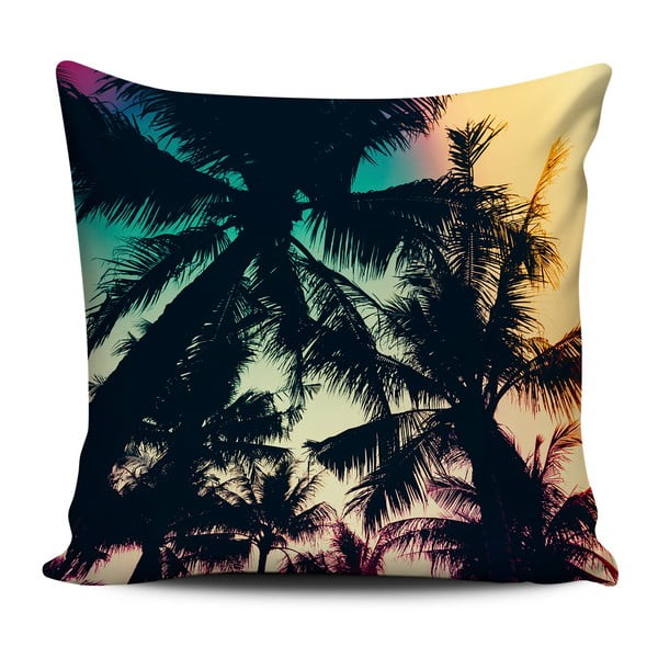 Tamsi pagalvėlė Home de Bleu Tropical Palms, 43 x 43 cm