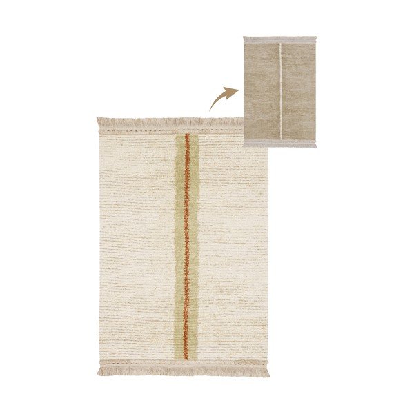 Iš medvilnės kilimas smėlio spalvos 140x200 cm Duetto Sage – Lorena Canals-image-3