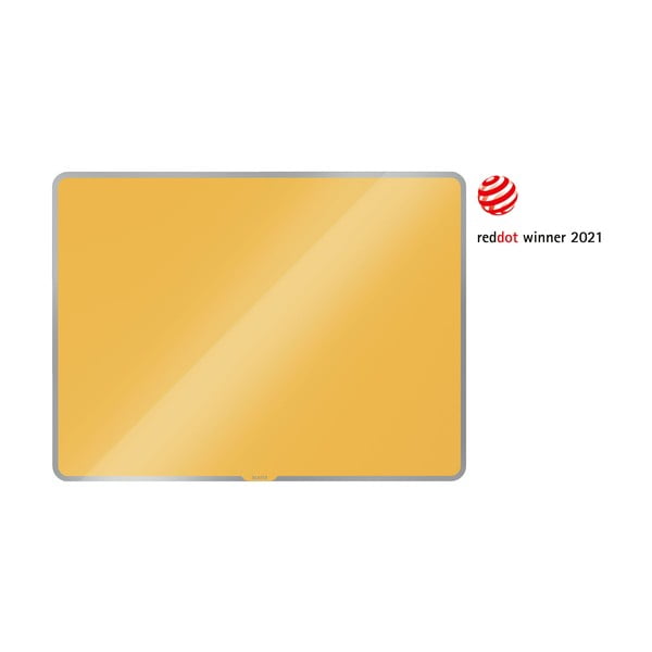 Geltona stiklinė magnetinė lenta Leitz Cosy, 80 x 60 cm-image-2