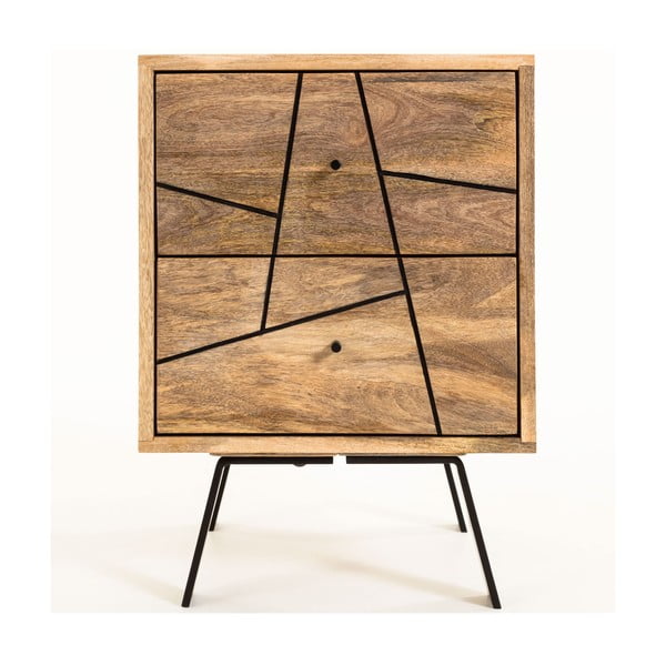 Mango medienos naktinis staliukas Kave Home Balia-image-2