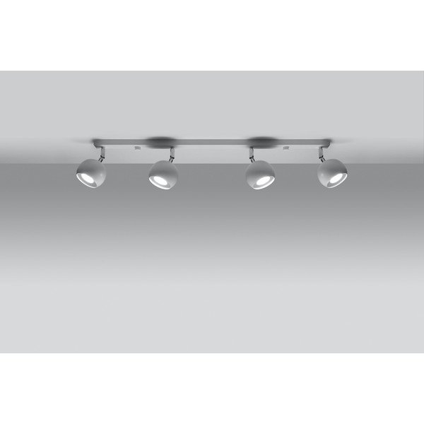 Baltas lubinis šviestuvas Sollux Ollo, ilgis 80 cm-image-2