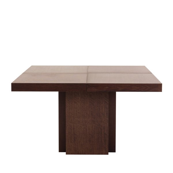 Tamsiai rudas TemaHome "Dusk" valgomojo stalas, 150 x 150 cm