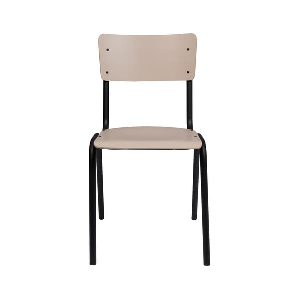 Smėlio spalvos valgomojo kėdės 4 vnt. komplekte Back to school – Zuiver-image-3