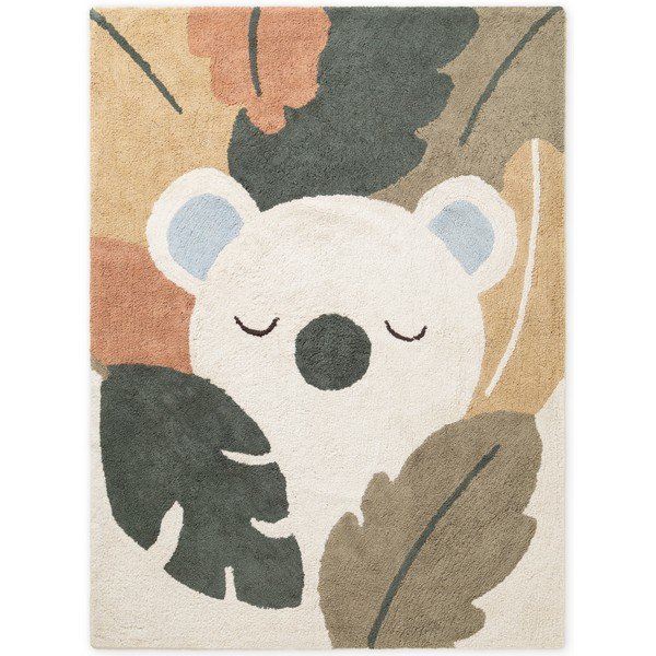 Skalbiamas/rankų darbo kreminės spalvos iš medvilnės vaikiškas kilimas 140x200 cm Snuggle Rio – Hanse Home
