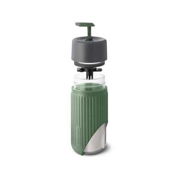 Žalios spalvos iš stiklo kelioninis puodelis (ne termo) 340 ml – Black + Blum-image-4