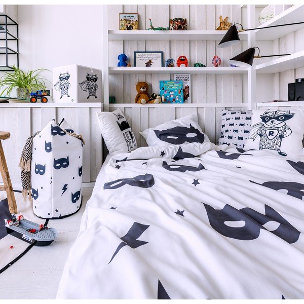 Medvilnės satino vaikiška patalynė Butter Kings Fox Hero, 100 x 130 cm-image-1