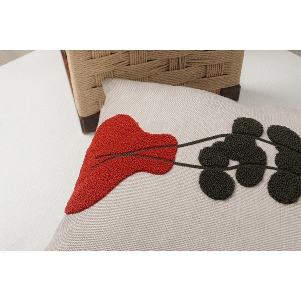 Iš lino dekoratyvinė pagalvėlė 43x43 cm Vazo – Mioli Decor-image-4