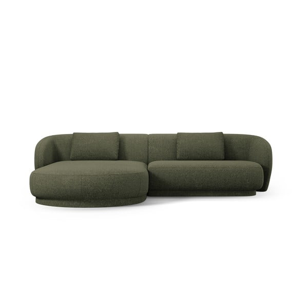 Kampinė sofa žalios spalvos Camden – Cosmopolitan Design