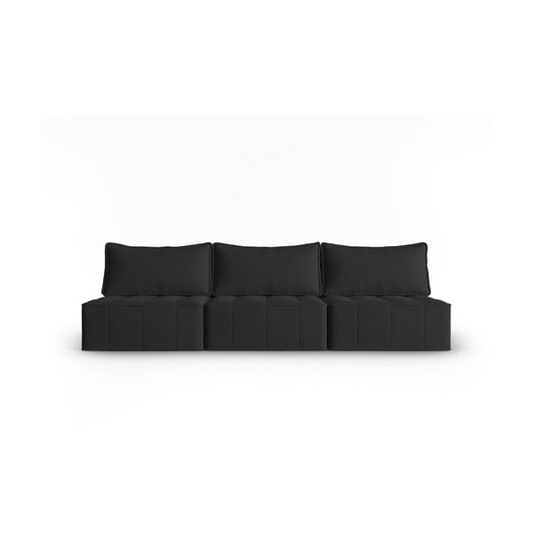 Sofa juodos spalvos 240 cm Mike – Micadoni Home