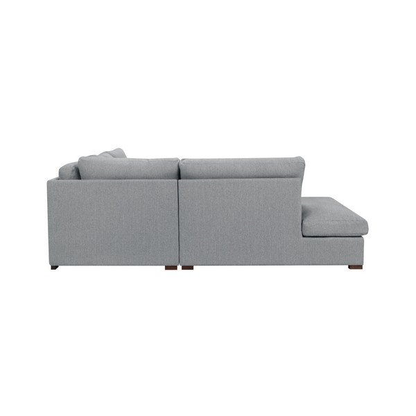 "Windsor & Co Sofos Daphne" pilka kampinė sofa, kairysis kampas-image-3