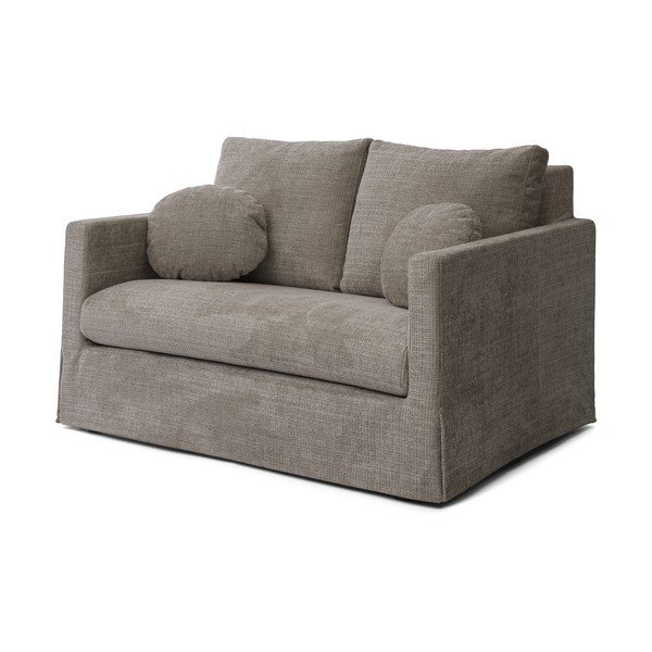 Pilkos spalvos sofa 140 cm Paphos – Ropez
