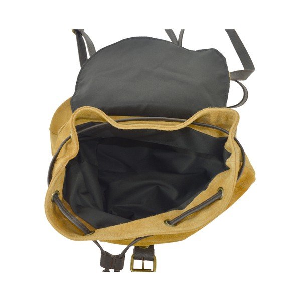 Ruda odinė kuprinė Chicca Borse Inna-image-3