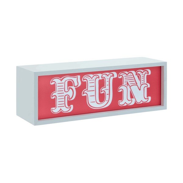 Raudonos spalvos šviečianti dekoracija reikia baterijų Fun – Premier Housewares