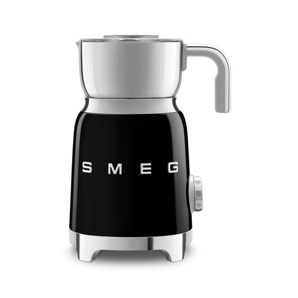Elektrinis pieno plaktuvas juodos spalvos Retro Style – SMEG