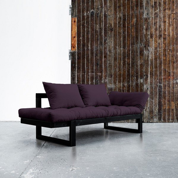 Sofa "Karup Edge" juoda/violetinė-image-1