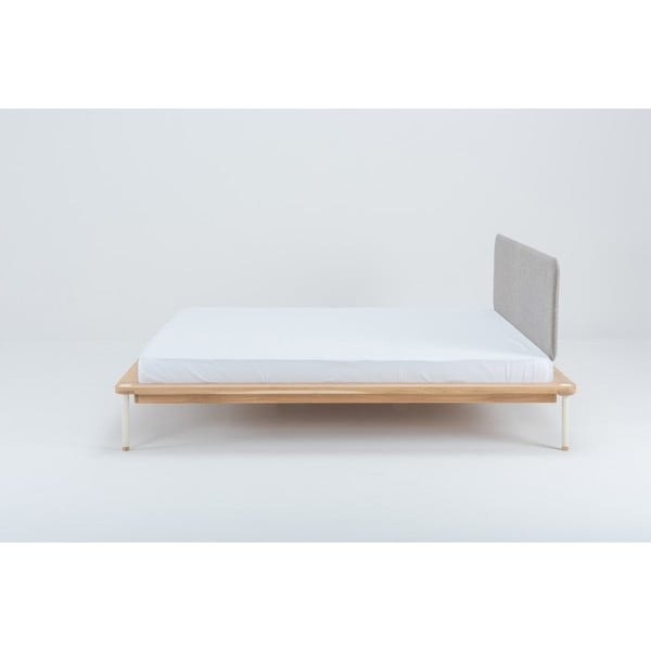 Dvigulė lova iš ąžuolo Gazzda Fina, 180 x 200 cm-image-3