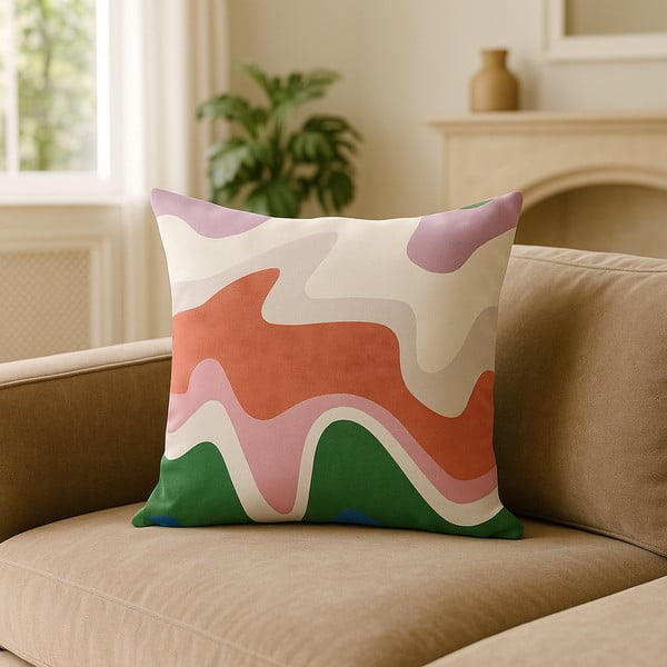 Dekoratyvinis pagalvės užvalkalas 43x43 cm Squiggly Breeze – Mila Home-image-3