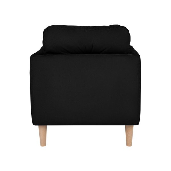 Juodas fotelis Micadoni Home Belano-image-3