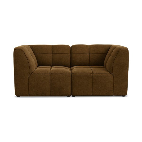 Garstyčių spalvos sofa iš velveto 180 cm Aloha – Makamii