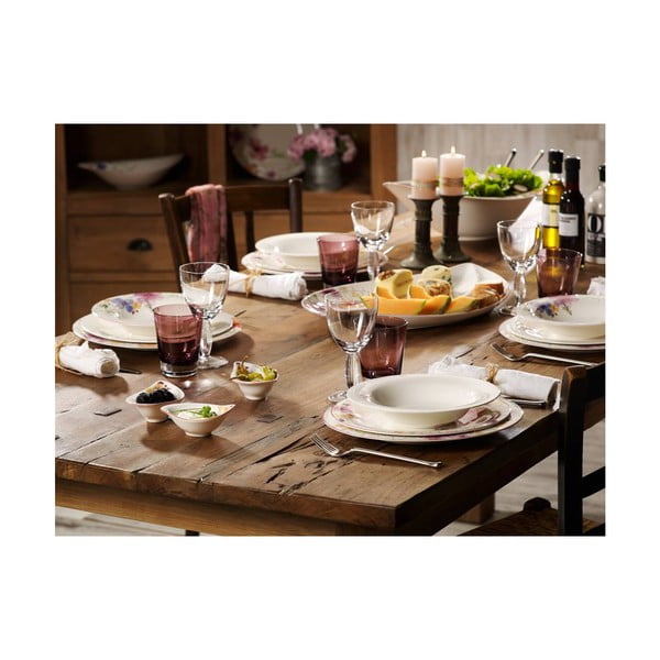 Baltos spalvos porceliano gili lėkštė Villeroy & Boch New Cottage, ⌀ 23 cm-image-1