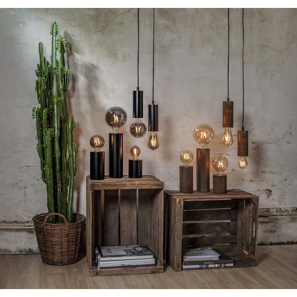 Šilta LED/su kaitinimo siūleliu lemputė 2 W E27, Plain Smoke – Star Trading-image-3