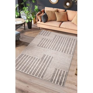 Kilimas pilkos spalvos/smėlio spalvos 80x150 cm Paula – Universal