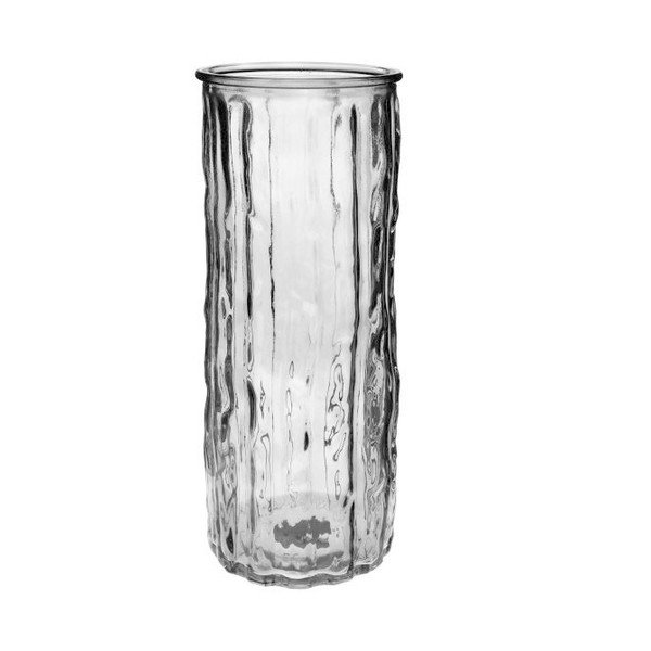 Šviesiai mėlynos spalvos iš stiklo  vaza (aukštis 25 cm) – Dakls