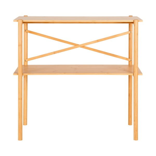 Iš bambuko konsolinis staliukas natūralios spalvos 32x83 cm Manaus – House Nordic