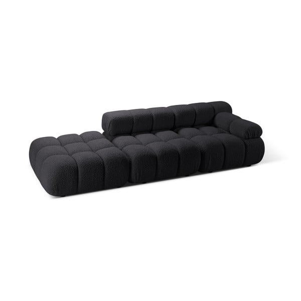 Iš boucle sofa antracito spalvos 288 cm Bellis – Micadoni -image-3