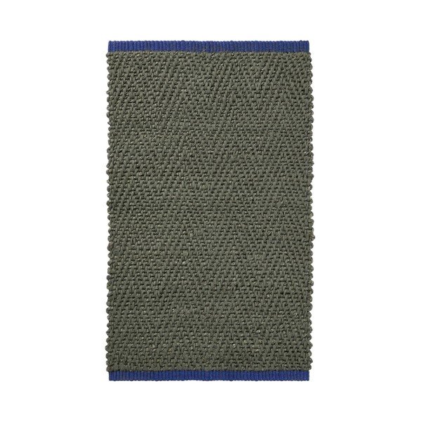 Tamsiai žalios spalvos iš džiuto kilimas 50x80 cm Notes – Mette Ditmer Denmark