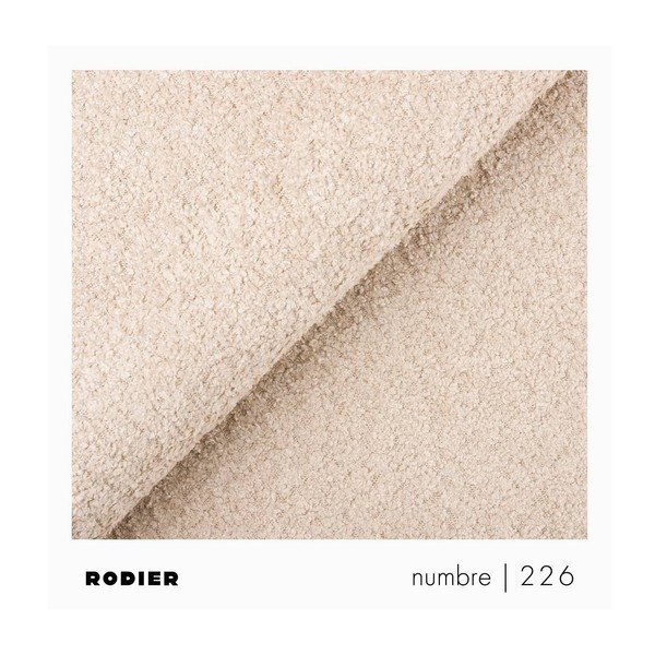 Smėlio spalvos iš boucle taburetė Rene – Rodier-image-4