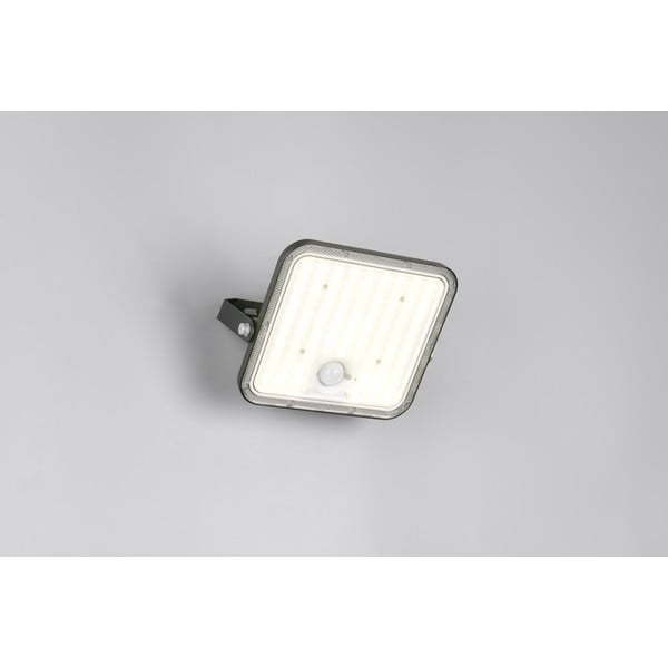 Sieninis lauko šviestuvas LED su laikmačiu saulės baterijos (aukštis 19 cm) Acora – Reality-image-3