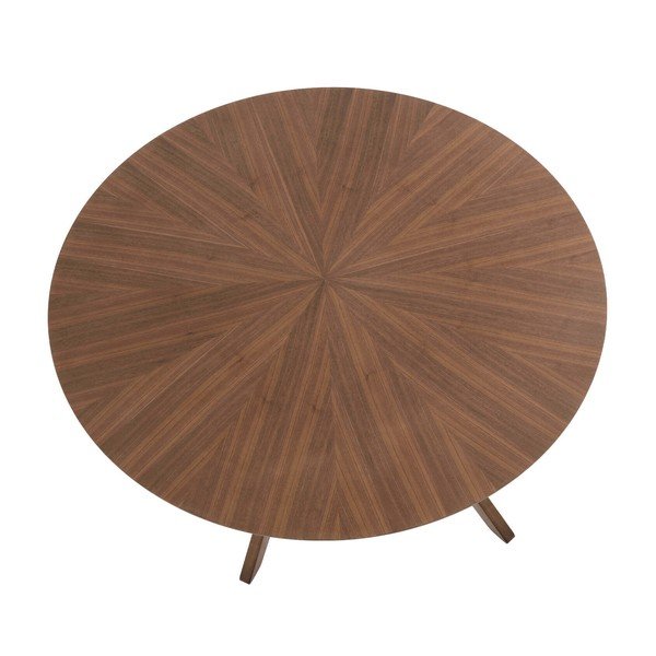 Valgomojo stalas su riešutmedžio dekoru sømcasa Carmel, ⌀ 120 cm-image-4