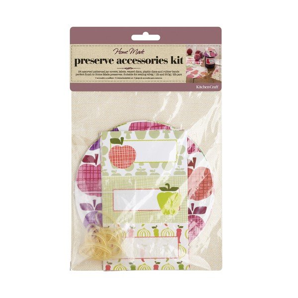 24 "Kitchen Craft" vaisių stiklainių dekoracijų rinkinys-image-1