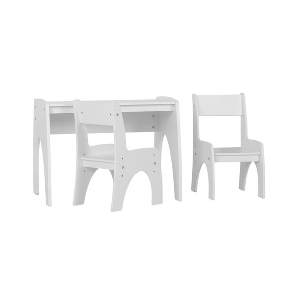 Vaikiška kėdė baltos spalvos Klips – Pinio-image-4