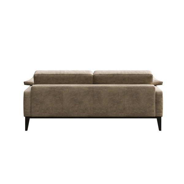 Smėlio spalvos dirbtinės odos sofa MESONICA Musso, 173 cm-image-3