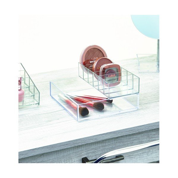 iDesign Clarity permatomas vienas ant kito sudedamas dėklas, 20 x 20 cm-image-1