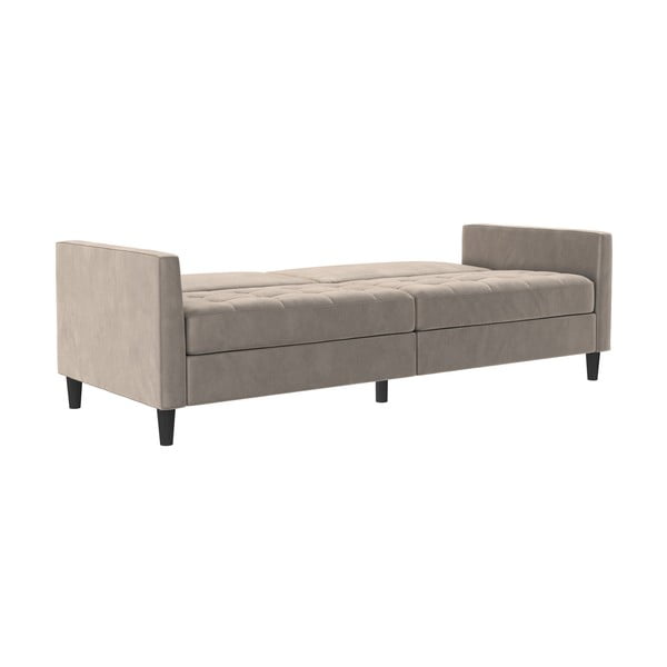 Iš velveto sofa smėlio spalvos 207 cm Presley – Støraa-image-3