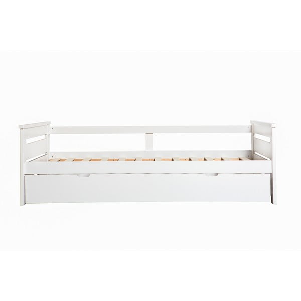 Balta "Marckeric Perle" išskleidžiama lova vaikams, 90 x 190 cm