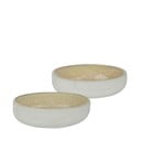 Maži dubenys baltos spalvos/smėlio spalvos iš akmens 2 vnt. Sand Grain – Mette Ditmer Denmark