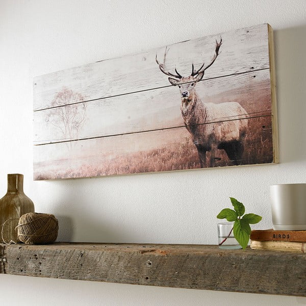 Medinis paveikslas Graham & Brown Stag, 70 x 30 cm-image-1