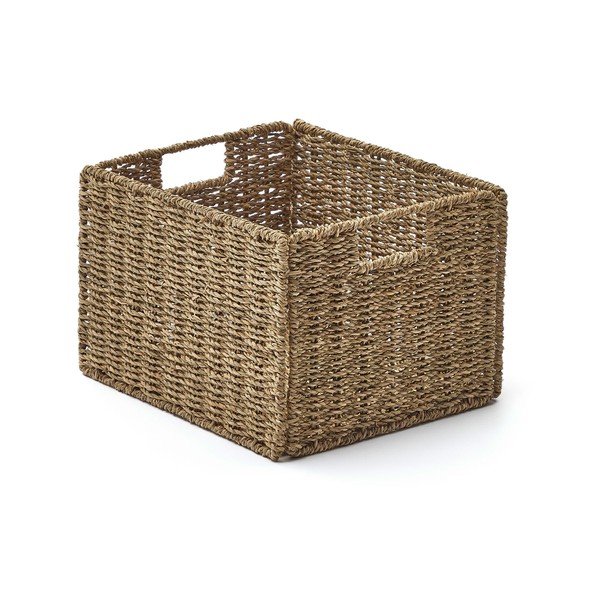 Iš jūržolės krepšiai 2 vnt. lentynai 32x27x22 cm Tossa – Kave Home