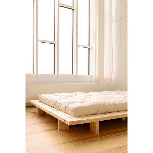 Juodos spalvos čiužinys Karup Design Double Latex Black, 160 x 200 cm-image-3