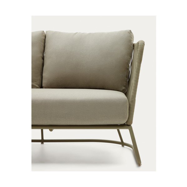 Khaki spalvos iš plieno sodo sofa Saconca – Kave Home-image-3