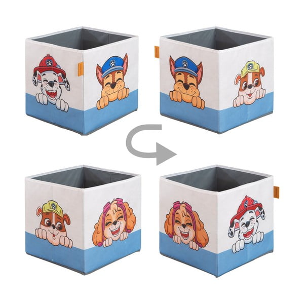 Iš tekstilės vaikiški organizatoriai 2 vnt. 27x27x27 cm Paw Patrol – Roba-image-4