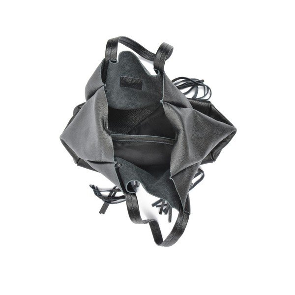 Juoda odinė rankinė Luisa Vannini Pietro-image-3