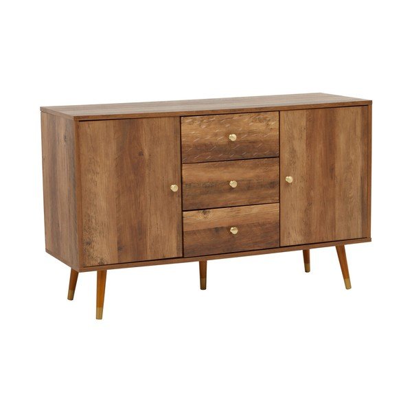 Tamsios natūralios spalvos šoninė spintelė 114x70x39 cm Frida – Premier Housewares