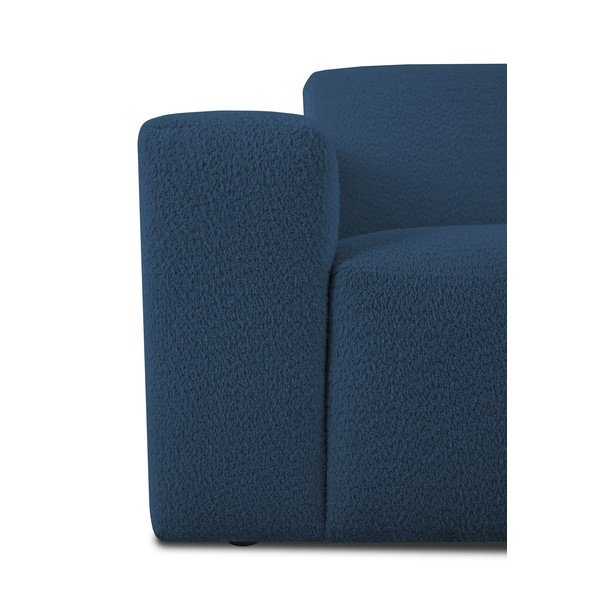 Iš boucle modulinė sofa tamsiai mėlynos spalvos (su kairiuoju kampu) Roxy – Scandic-image-4